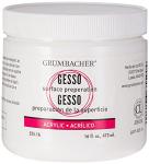 Grumbacher Gesso for Acrylic and Oil Paints, 16 oz
