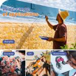 Rosmax Artist Paint Brushes Set - 15 Nylon Sizes