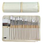 24-Piece Professional Paint Brushes Set with Case