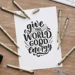 Mr. Pen 8-Pack Black Fineliner Drawing Pens