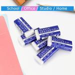 6 Pack Large White Erasers for Art and School