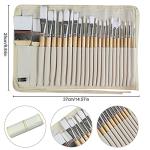 24-Piece Professional Paint Brushes Set with Case