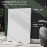 Arteza Canvas Frames, 76.2 x 101.6 cm, 2-Pack