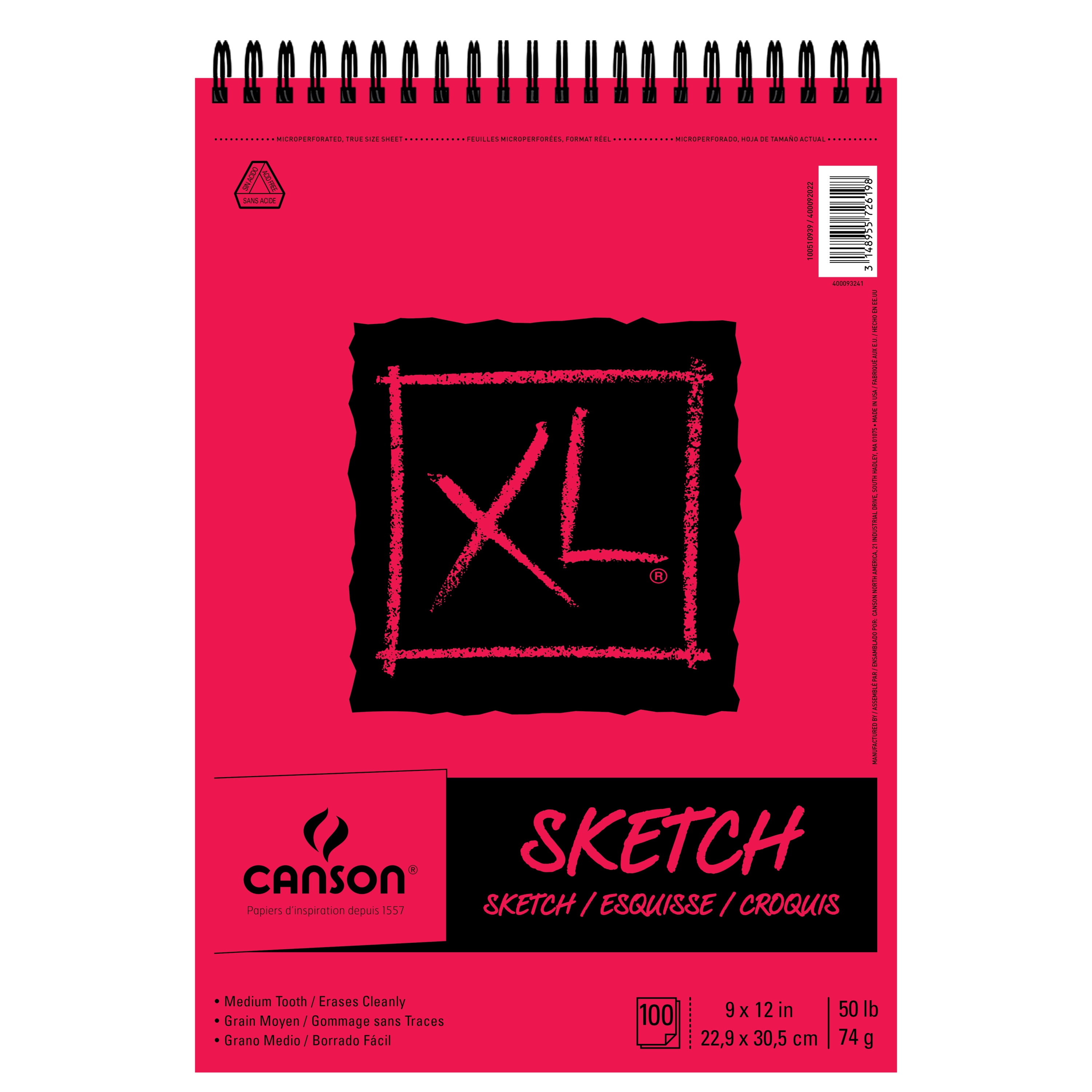 Canson XL 9" x 12" Spiral Sketch Pad