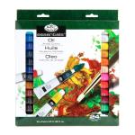 24 Assorted Colors Oil Paints, 21ml Each