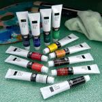 24 Assorted Colors Oil Paints, 21ml Each