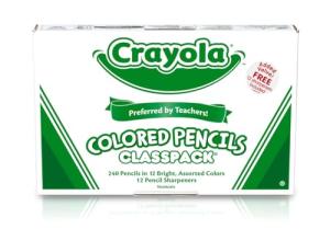 Crayola Colored Pencil Classpack, 240 Count