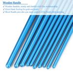 BOSOBO 20-Piece Round-Pointed Nylon Paint Brushes Set