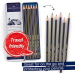Faber-Castell Graphite Sketch Pencil Set - 6 Pencils
