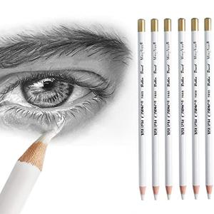 Artist Eraser Pencil Set for Sketching, 6-Pack