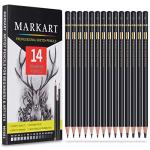 MARKART 14-Piece Professional Sketching Pencil Set
