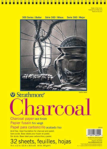 Strathmore 300 Series Charcoal Paper Pad, 9x12