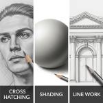 Mr. Pen Sketch Pencils Set, 14 Graphite Pencils