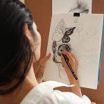 Brusarth Charcoal Pencils Drawing Set - 6 Pieces