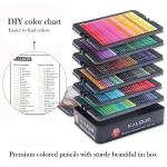 KALOUR 180 Colored Pencil Set with Metallics