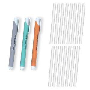Jovely Retractable Mechanical Pocket Eraser with Refills