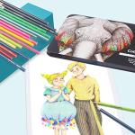 KALOUR 180 Colored Pencil Set with Metallics