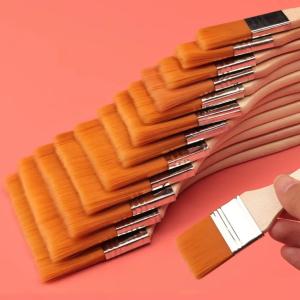 12-Piece Nylon Paint Brush Set for Artists