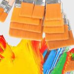 12-Piece Nylon Paint Brush Set for Artists