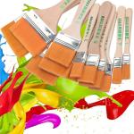 12-Piece Memory Nylon Paint Brush Set