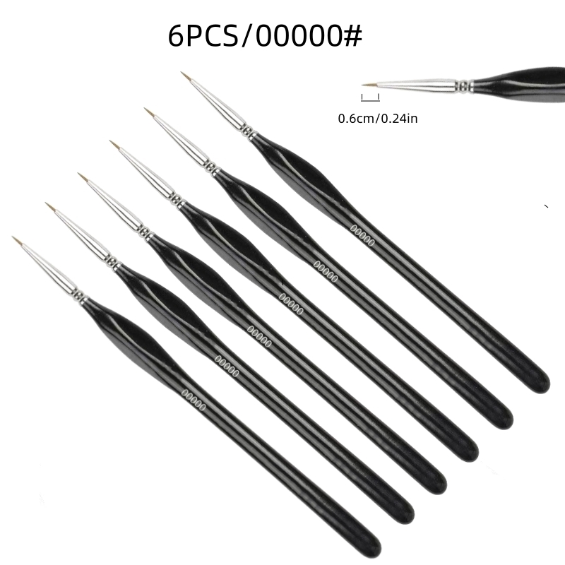 Fine Tip Paint Brush Set for Acrylics and Miniatures