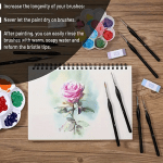 Fine Tip Paint Brush Set for Acrylics and Miniatures