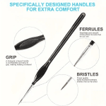 Fine Tip Paint Brush Set for Acrylics and Miniatures