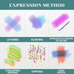 HA SHI Professional Pastel Chalk Set - 64 Colors