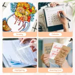 60-Color Glitter Neon Gel Pens Set