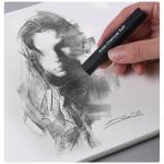 Compressed Charcoal Sticks for Sketching and Shading