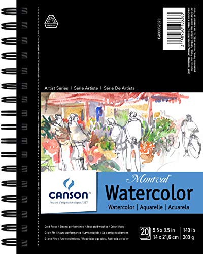 Canson Watercolor Pad, 5.5" x 8.5