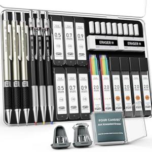 25-Piece Mechanical Pencil Set with Case