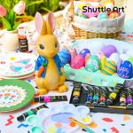 30 Vibrant Acrylic Paint Tubes - Non-Toxic Set