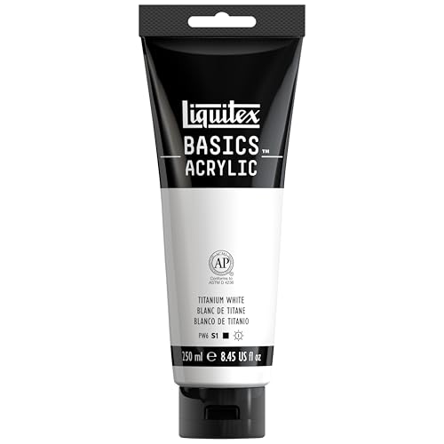 Liquitex BASICS Acrylic Paint - Titanium White 250ml