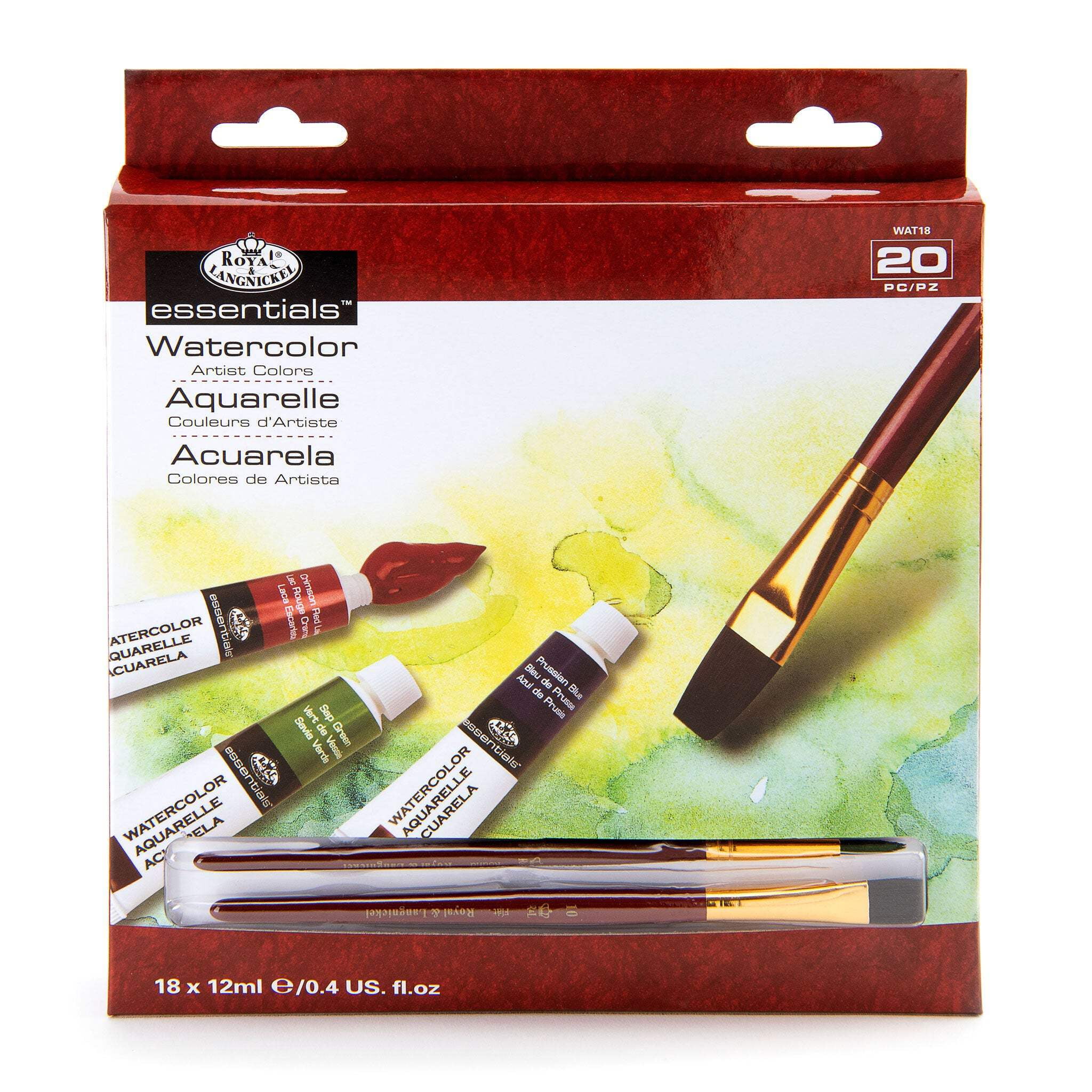 Royal & Langnickel Watercolor Paint Set - 18 Colors