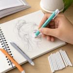 Jovely Retractable Mechanical Pocket Eraser with Refills