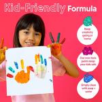 24 Vibrant Acrylic Paints with 3 Free Brushes