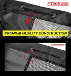 Fitdom XL Soccer Equipment Ball Bag with Strap