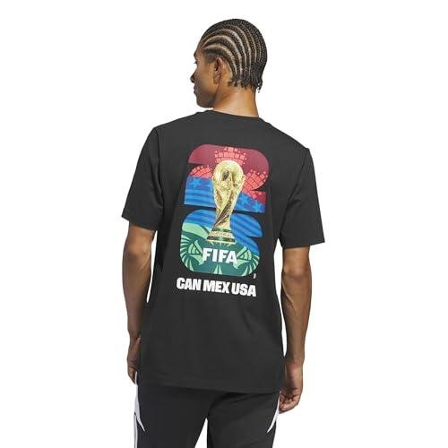 Adidas World Cup 26 Match Ball T-Shirt, Black