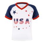 Team USA Girls Soccer Jersey - Youth Flag Shirt