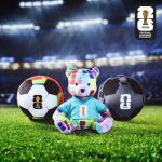 FIFA World Cup 2026 Colorful Bear Plush Toy
