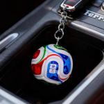 Colorful Football Key Chain for World Cup Fans
