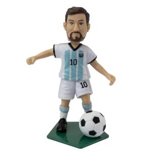 Lionel Messi Argentina Soccer Action Figure, 4.5