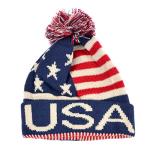 Selini New York USA Knit Beanie with Pom Pom