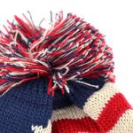 Selini New York USA Knit Beanie with Pom Pom