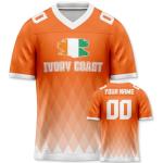 Custom Ivory Coast Soccer Jersey with Name & Number