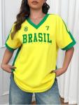 Women’s Argentina Brazil Soccer Tee Shirt