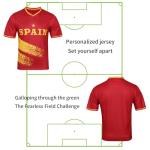 Spain 2026 World Cup Fan Soccer Jersey - XX-Large