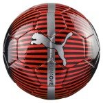 Puma Mini Soccer Ball, Red Blast Black-Silver