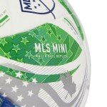 adidas MLS Mini Soccer Ball - White/Green/Blue